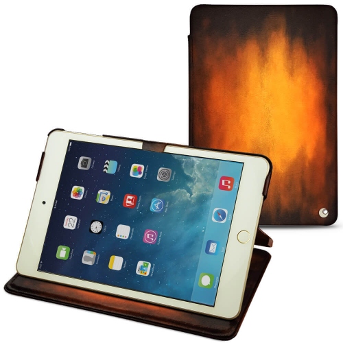Housse cuir Apple iPad mini 5Fauve Patine