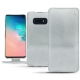 Funda de piel Samsung Galaxy S10E - Platinium ( Pantone 877C ) 