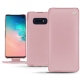 Lederschutzhülle Samsung Galaxy S10E - Rose ( Nappa - Pantone 2365C ) 