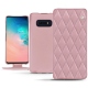 Funda de piel Samsung Galaxy S10E - Rose - Couture ( Nappa - Pantone 2365C ) 