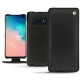 Custodia in pelle Samsung Galaxy S10E - Ebène ( Sleek P C12 - Black ) 