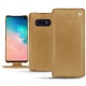 Samsung Galaxy S10E leather case - Sable vintage ( Roughtcut - Gaucho#57254 ) 