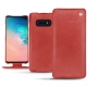 Funda de piel Samsung Galaxy S10E - Cerise vintage ( Pantone 185C ) 