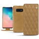 Housse cuir Samsung Galaxy S10E - Sable vintage - Couture