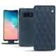 Lederschutzhülle Samsung Galaxy S10E - Jean vintage - Couture