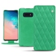Lederschutzhülle Samsung Galaxy S10E - Menthe vintage - Couture
