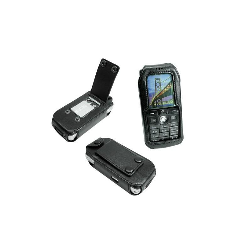가죽 케이스 Sony Ericsson K750i  - Noir ( Nappa - Black ) 