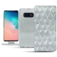 Lederschutzhülle Samsung Galaxy S10E - Platinium - Couture