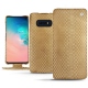 Housse cuir Samsung Galaxy S10E - Serpent sabbia