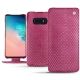 レザーケース Samsung Galaxy S10E - Serpent ciclamino