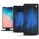 Lederschutzhülle Samsung Galaxy S10E - Bleu Patine