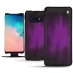 Lederschutzhülle Samsung Galaxy S10E - Violet Patine