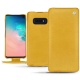 Custodia in pelle Samsung Galaxy S10E - Jaune soulèu