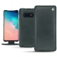 Housse cuir Samsung Galaxy S10E - Blu marino