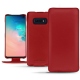 Custodia in pelle Samsung Galaxy S10E - Rouge PU
