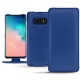 Lederschutzhülle Samsung Galaxy S10E - Bleu Océan PU