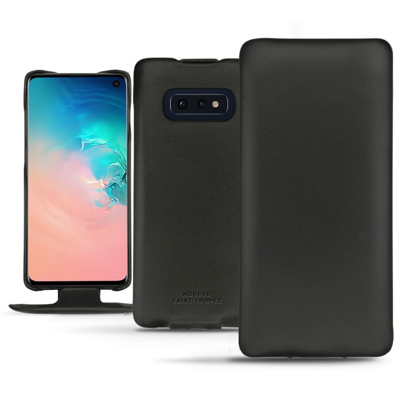 Lederschutzhülle Samsung Galaxy S10E - Noir PU
