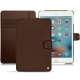 Apple iPad mini 4 leather case - Châtaigne ( Pantone 476C ) 