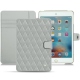 レザーケース Apple iPad mini 4 - Gris - Couture ( Nappa - Pantone W428C ) 