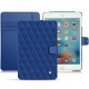 Housse cuir Apple iPad mini 4 - Bleu océan - Couture ( Nappa - Pantone 293C ) 