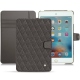 Lederschutzhülle Apple iPad mini 4 - Anthracite - Couture ( Pantone 424C ) 