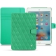 Apple iPad mini 4 leather case - Menthe vintage - Couture