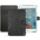 Apple iPad mini 4 leather case - Autruche nero