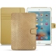 Apple iPad mini 4 leather case - Serpent sabbia