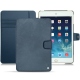 Capa em pele Apple iPad mini 5 - Jean vintage ( Roughtcut - Pantone 285U  ) 