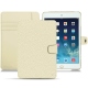 Apple iPad mini 5 leather case - Ivoire ( Sleek P C12 - White ) 