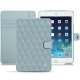 レザーケース Apple iPad mini 5 - Bleu ciel - Couture ( Nappa - Pantone 277C ) 