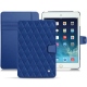 Housse cuir Apple iPad mini 5 - Bleu océan - Couture ( Nappa - Pantone 293C ) 
