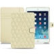 レザーケース Apple iPad mini 5 - Ivoire - Couture ( Sleek P C12 - White ) 