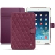 Apple iPad mini 5 leather case - Prune vintage - Couture