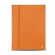Magnetic Menu Cover - A5 - Orange ( Nappa - Pantone 1495U ) 