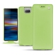 Housse cuir Sony Xperia 10 Plus - Vert olive ( Nappa - Pantone 578U ) 