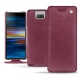 Capa em pele Sony Xperia 10 Plus - Prune vintage ( Pantone 512C ) 
