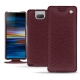 Funda de piel Sony Xperia 10 Plus - Lie de vin ( Pantone 5115C ) 
