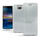 Capa em pele Sony Xperia 10 Plus - Platinium ( Pantone 877C ) 