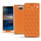 Capa em pele Sony Xperia 10 Plus - Orange - Couture ( Nappa - Pantone 1495U ) 