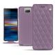 Lederschutzhülle Sony Xperia 10 Plus - Lilas - Couture ( Nappa - Pantone 2645U ) 