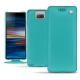 Custodia in pelle Sony Xperia 10 Plus - Bleu fluo