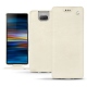 Capa em pele Sony Xperia 10 Plus - Blanc escumo