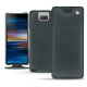 Sony Xperia 10 Plus leather case - Blu marino