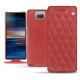 Capa em pele Sony Xperia 10 Plus - Cerise vintage - Couture