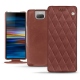 Capa em pele Sony Xperia 10 Plus - Passion vintage - Couture