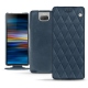 Funda de piel Sony Xperia 10 Plus - Jean vintage - Couture