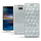Capa em pele Sony Xperia 10 Plus - Platinium - Couture
