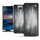 Capa em pele Sony Xperia 10 Plus - Gris Patine