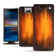 Funda de piel Sony Xperia 10 Plus - Fauve Patine